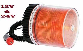 LED Beacon Strobe Flash Light in Orange Amber Yellow Light Colour. Brand New Products.