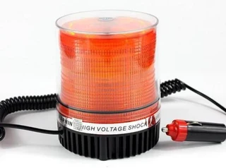 LED Strobe Flash Beacon Light in Orange Amber Yellow. Magnetic Base Mount. Brand New Products.