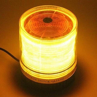 LED Strobe Flash Beacon Light in Orange Amber Yellow. Magnetic Base Mount. Brand New Products.