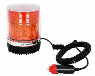 LED Strobe Flash Beacon Light in Orange Amber Yellow. Magnetic Base Mount. Brand New Products.