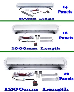 Vehicle Roof Top LED Strobe Flash Lights in Cool White Light Colour. Bracket Mount Base. Brand NEW.