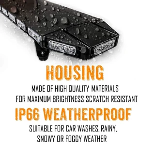 LED Strobe Flash Light Stealth Slim Design Vehicle Roof Top Bracket Mount Black Aluminium. Brand NEW