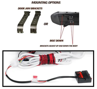 LED Strobe Flash Light Stealth Slim Design Vehicle Roof Top Bracket Mount Black Aluminium. Brand NEW