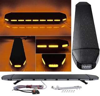 LED Strobe Flash Light Stealth Slim Design Vehicle Roof Top Bracket Mount Black Aluminium. Brand NEW