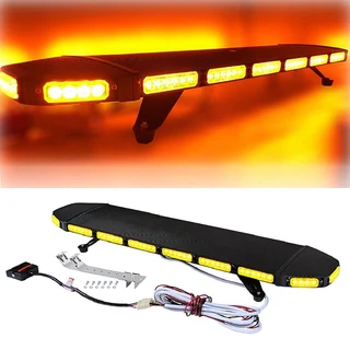 LED Strobe Flash Light Stealth Slim Design Vehicle Roof Top Bracket Mount Black Aluminium. Brand NEW