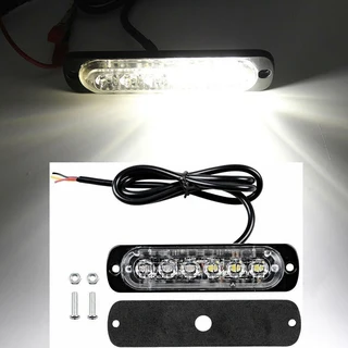 Cool White LED Flash Strobe Grille Bumper Running Board Cluster Lights 12V / 24V. Brand New Items.