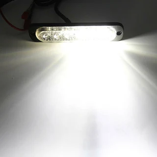 Cool White LED Flash Strobe Grille Bumper Running Board Cluster Lights 12V / 24V. Brand New Items.