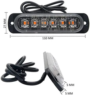 Green LED Strobe Flash Grille Bumper Running Board Cluster Lights 12V / 24V. Brand New Products.