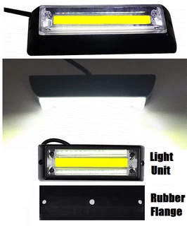 Cool White COB LED Flash Strobe Grille Bumper Running Board Cluster Lights 12V. Brand New Products.