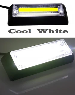 Cool White COB LED Flash Strobe Grille Bumper Running Board Cluster Lights 12V. Brand New Products.