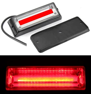 Bright Red COB LED Flash Strobe Grille Bumper Running Board Cluster Lights 12V. Brand New Products.