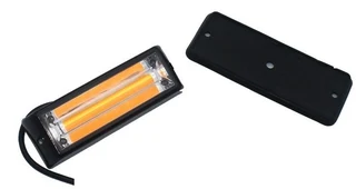 Amber Orange COB LED Flash Strobe Grille Bumper Running Board Cluster Lights 12V. Brand New Products