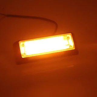 Amber Orange COB LED Flash Strobe Grille Bumper Running Board Cluster Lights 12V. Brand New Products