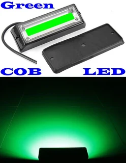 Fresh Green COB LED Flash Strobe Grille Bumper Running Board Cluster Lights 12V. Brand New Products.