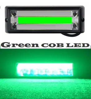 Fresh Green COB LED Flash Strobe Grille Bumper Running Board Cluster Lights 12V. Brand New Products.
