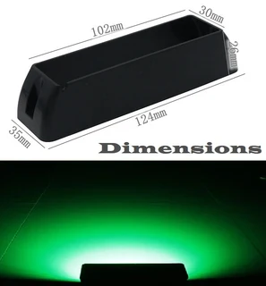 Fresh Green COB LED Flash Strobe Grille Bumper Running Board Cluster Lights 12V. Brand New Products.