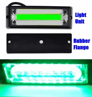 Fresh Green COB LED Flash Strobe Grille Bumper Running Board Cluster Lights 12V. Brand New Products.