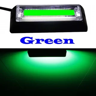Fresh Green COB LED Flash Strobe Grille Bumper Running Board Cluster Lights 12V. Brand New Products.