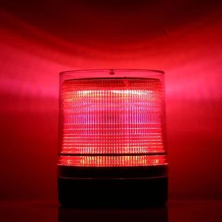 LED Magnetic Strobe Flash Beacon Light RED. Round Shape with Magnetic Base.  Brand New Products.