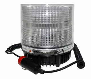Green LED Magnetic Strobe Flash Beacon Light. Round Shape with Magnetic Base. Brand New Products.
