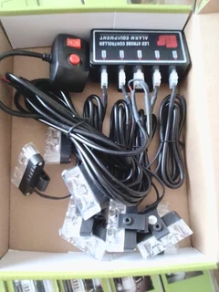 Cool White LED Flash Strobe Grille Bumper Cluster Lights. Kit of 8x2 LED Lights. Brand New Products.