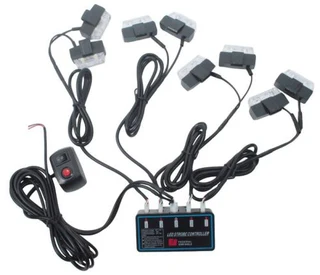 Amber Orange Yellow LED Flash Cluster Strobe Grille Lights Kit of 8x2 LED Lights. Brand New Products