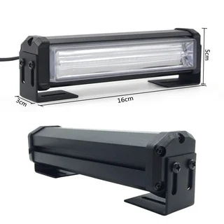 Cool White COB LED Grille Bumper Side Cluster Flash Strobe Lights 12V. Super Bright Brand New.