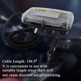 Green High Intensity COB LED Strobe Flash Roof Top Light. Magnetic Mount Base. Brand New Products.