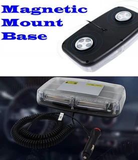 RED High Intensity COB LED Strobe Flash Roof Top Light. Magnetic Mount Base. Brand New Products.