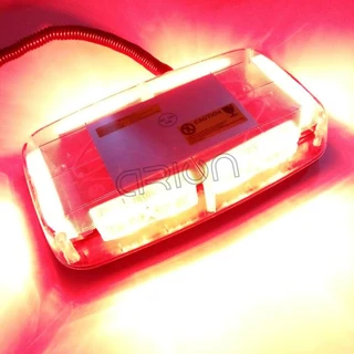 RED High Intensity COB LED Strobe Flash Roof Top Light. Magnetic Mount Base. Brand New Products.
