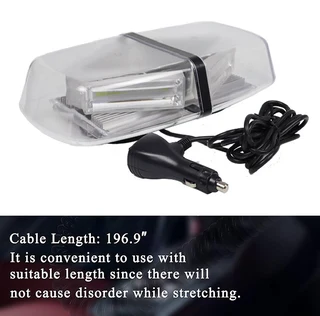 Cool White Flash Strobe Light Magnetic Mount High Intensity COB LED Version. Brand New Products.