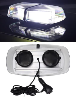 Cool White Flash Strobe Light Magnetic Mount High Intensity COB LED Version. Brand New Products.