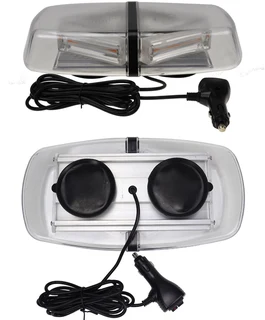 Amber Orange Yellow Flash Strobe Light Magnetic Mount High Intensity COB LED Version. Brand New.