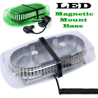 Green LED Flash Strobe Light 240LEDs Magnetic Base for Vehicles. High Intensity. Brand New Products.