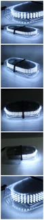 Cool White LED Flash Strobe Light 240LEDs Magnetic Base for Vehicles. High Intensity. Brand NEW.