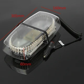 Cool White LED Flash Strobe Light 240LEDs Magnetic Base for Vehicles. High Intensity. Brand NEW.