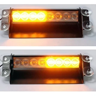 LED Vehicle Windscreen Flash Strobe Dashboard Amber Orange Yellow Dash Light. Brand New Products.