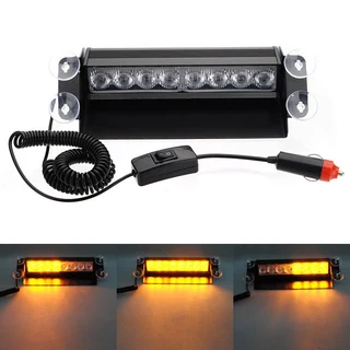 LED Vehicle Windscreen Flash Strobe Dashboard Amber Orange Yellow Dash Light. Brand New Products.