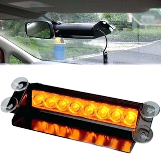 LED Vehicle Windscreen Flash Strobe Dashboard Amber Orange Yellow Dash Light. Brand New Products.