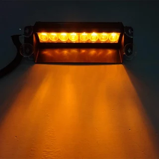 LED Vehicle Windscreen Flash Strobe Dashboard Amber Orange Yellow Dash Light. Brand New Products.