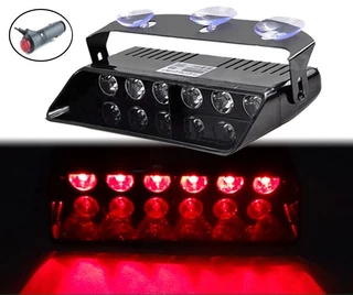 LED Vehicle Windscreen Flash Strobe Dashboard Windshield Bright RED Dash Light. Brand New Products.