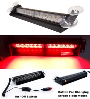 LED Vehicle Windscreen Flash Strobe Dashboard Windshield Light. RED Dash Light. Brand New Products.