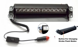 Amber Orange Yellow LED Strobe Vehicle Windscreen Flash Dashboard Light with 3 Modes. Brand NEW.