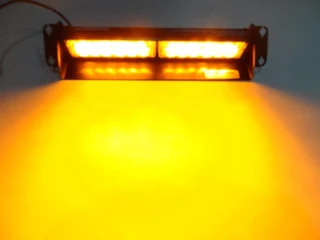 Amber Orange Yellow LED Strobe Vehicle Windscreen Flash Dashboard Light with 3 Modes. Brand NEW.
