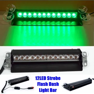 LED Vehicle Windscreen Flash Strobe Dashboard Windshield Light. GREEN Dash Light. Brand New Products