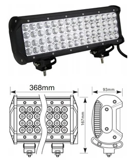 Quad Row Heavy Duty LED Light Bar with Super Bright Multi Beam Latest Technology. Brand New Products