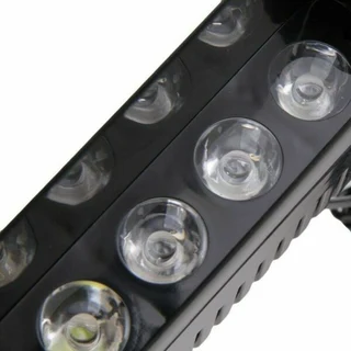 LED Windscreen Vehicle Strobe Dashboard COOL WHITE Light Very Long 9LED Version. Brand New Products.