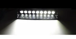 LED Windscreen Vehicle Strobe Dashboard COOL WHITE Light Very Long 9LED Version. Brand New Products.