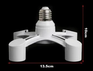 Light Bulbs Socket Splitter, Converter, Adapter and Lamp Holder. 4 in 1 Versatile Brand New Products