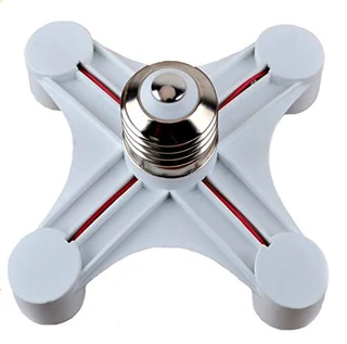 Light Bulbs Socket Splitter, Converter, Adapter and Lamp Holder. 4 in 1 Versatile Brand New Products
